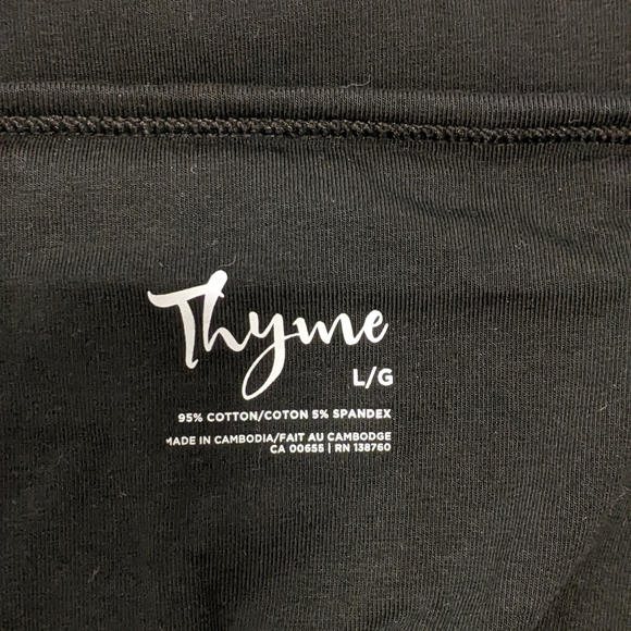 *LIKE NEW* Black Thyme Maternity nursing tank top - Picture 3 of 4